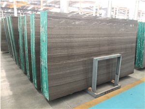 China Grey Obama Wooden Marble Big Slab Chinese Grey Serpeggiante Wall Stone ,White Wood Crystal Gray Veins Building and Walling Tiles,Hotel Project