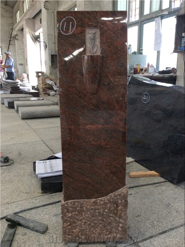 2017 New Beautiful High-Quality Affordable Design Beautifully Carved Stone Tombstone Headstone Gravestones Monuments Design Western Style