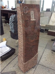 2017 New Beautiful High-Quality Affordable Design Beautifully Carved Stone Tombstone Headstone Gravestones Monuments Design Western Style