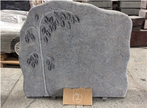 2017 New China Beautiful High-Quality Affordable Design Beautifully Carved Stone Tombstone Headstone Gravestones Monuments Design Western Style