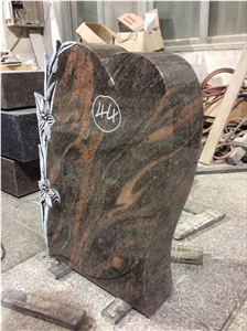 Aurora Carved Stone Tombstone Headstone Gravestone