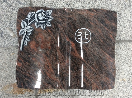 Aurora Granit Monument Engraved Headstone Gravestone