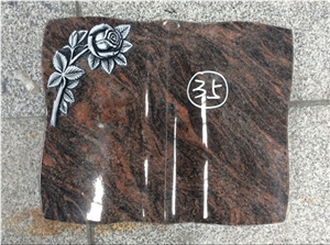 Aurora Granit Monument Engraved Headstone Gravestone