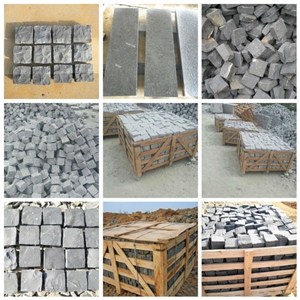 China Factory Direct 10x10cm, 9x9cm G603 Grey Granite Cubes, All Sides Split or Surface Flamed, Sawn Paving Stone