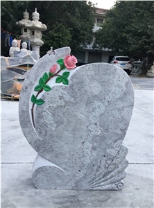 China Haobo Stone Factory 2017 New Special Design Carving Tombstone