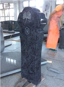 High Quality Custom Wholesale Price Unique Haobo Natural Stone Chinese Quarry Orion Granite Carving Headstone Design for Cemetery