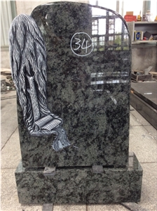 High Quality Good Service Custom Wholesale Price Unique Haobo Natural Stone Chinese Quarry Olive Green Granite Carving Headstone Design for Cemetery High Quality Good Service Custom Wholesale Price Unique Haobo Natural Stone Chinese Quarry Olive Green Granite Carving Headstone Design for Cemetery