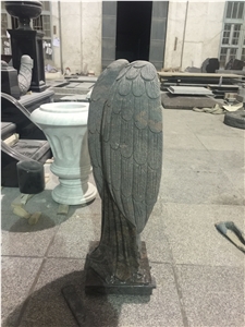 High Quality Good Service Wholesale Price Unique Haobo Natural Stone Chinese Quarry Orion Granite Carving Himalaya Headstone Designs for Cemetery