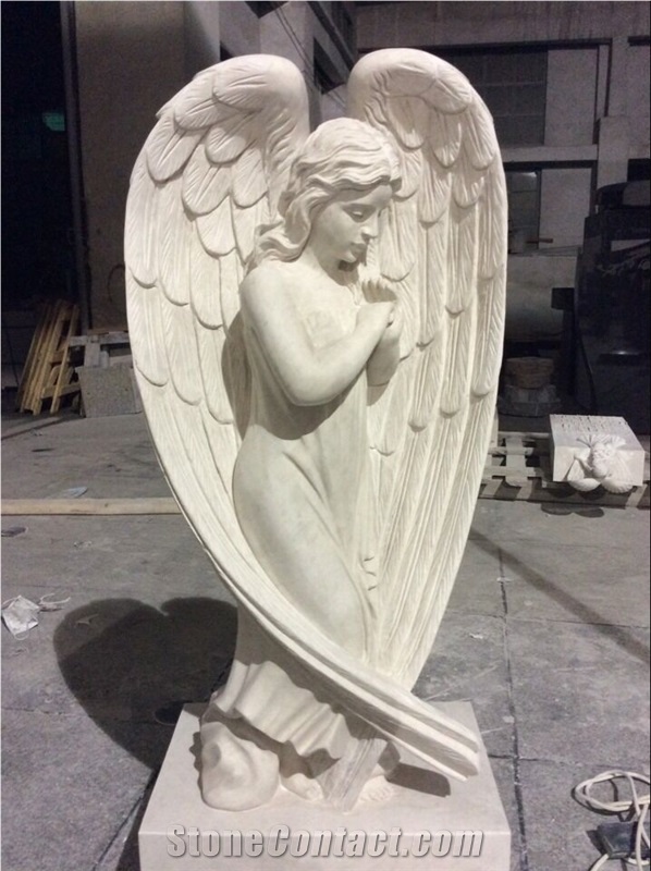 Hunanmarble Angel Monument,Headstone Gravestones Good Design