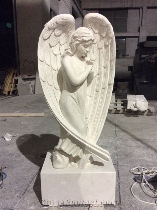 Hunanmarble Angel Monument,Headstone Gravestones Good Design