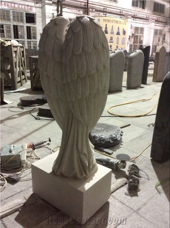 Hunanmarble Angel Monument,Headstone Gravestones Good Design