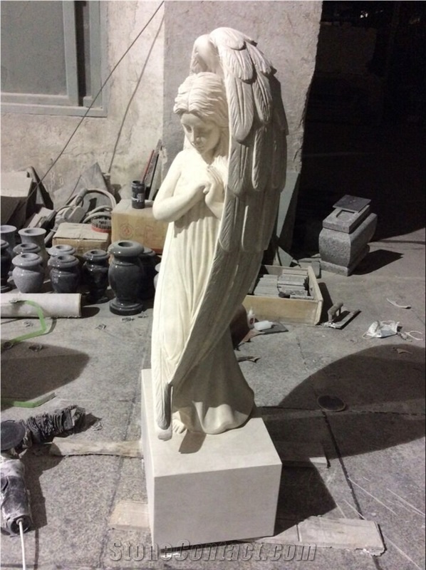 Hunanmarble Angel Monument,Headstone Gravestones Good Design