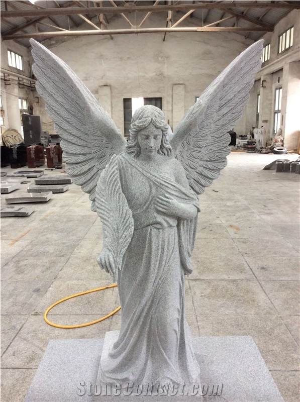 Natural Stone Quarry G603 Granite Carving Headstone