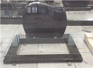 New High Quality Good Service Custom Wholesale Price Unique Haobo Natural Stone Chinese Quarry 654 Granite Carving Headstone Design for Cemetery