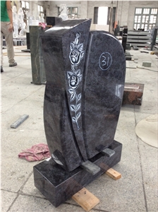 New High Quality Good Service Custom Wholesale Price Unique Haobo Natural Stone Chinese Quarry Orion Granite Carving Headstone Design for Cemetery
