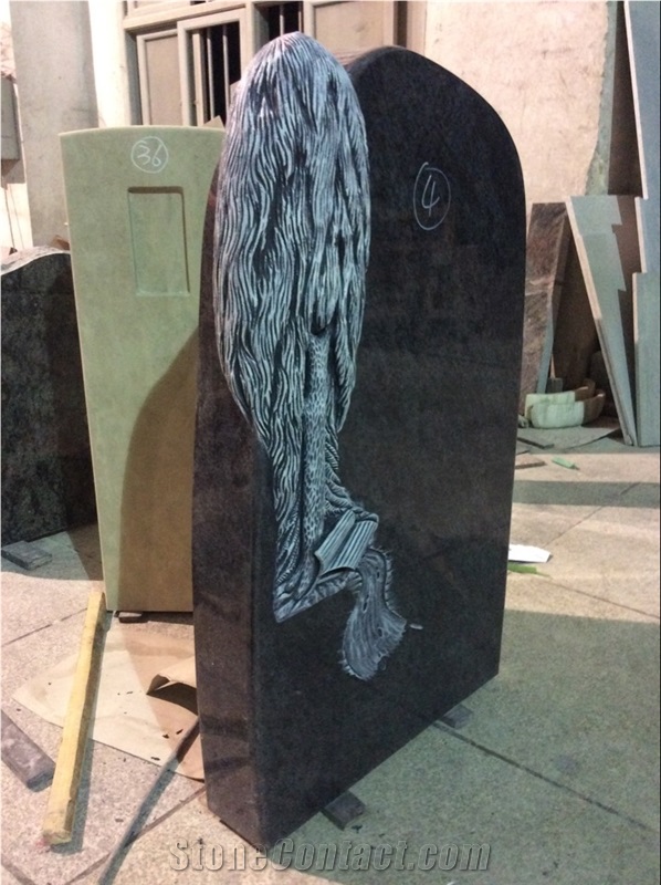 Orion Granit Gravestone Honed Polished Monument Headstone Tombstone Neu Design Single Cemetery Western Style Tombstones