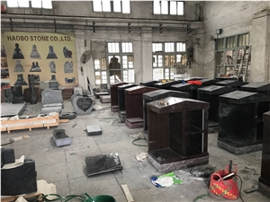 Polished Natural Stone Quarry Manufactory Blue Bleu Granite Western Style Monuments Heart Tombstones,Gravestone,Single or Double