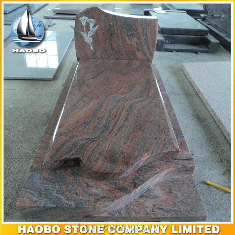 Polished Natural Stone Quarry Manufactory Yellow Jaune Granite Western Style Monuments Heart Tombstones,Gravestone,Single or Double Headstone