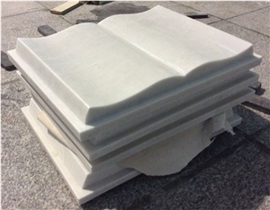 Shanxi Black Granite Open Cremation Book Memorials Design,Customize Price Monument Slab,Tombstone Sign for Cemetery Bench,Cheap Upright Headstone