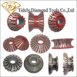 Sintered Cnc Diamond Router Bits for Granite Profiling Used on Cnc