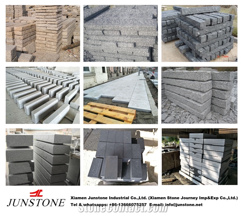 G603 Kerbstone,Black Basalt Curbs,Natural Kerbstone, Grey Kerbs