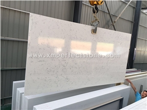Artificial Carrara Quartz,Man Made Quartz Slabs,3200*1600mm Slabs