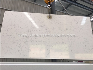 Artificial Carrara Quartz,Man Made Quartz Slabs,3200*1600mm Slabs