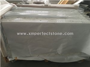 Bianco Carrara White Marble Interior Rectangle Tabletop,Modern Style Coffee Table Polished Good Quality