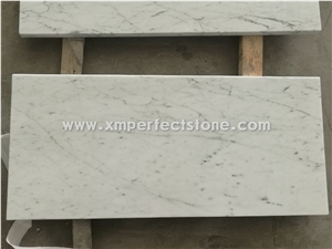 Bianco Carrara White Marble Interior Round Tabletop