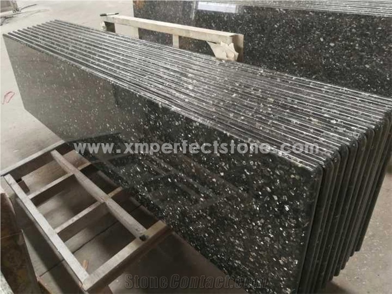 Bullnose Edge Prefab Granite,2cm/3cm Emerald Pearl Granite Countertop