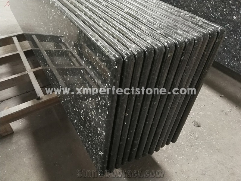 Bullnose Edge Prefab Granite,2cm/3cm Emerald Pearl Granite Countertop
