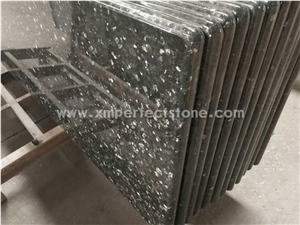 Bullnose Edge Prefab Granite,2cm/3cm Emerald Pearl Granite Countertop
