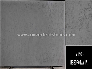 Chinese Pure Grey Quartz for Kitchen Countertops,Countetop Factory