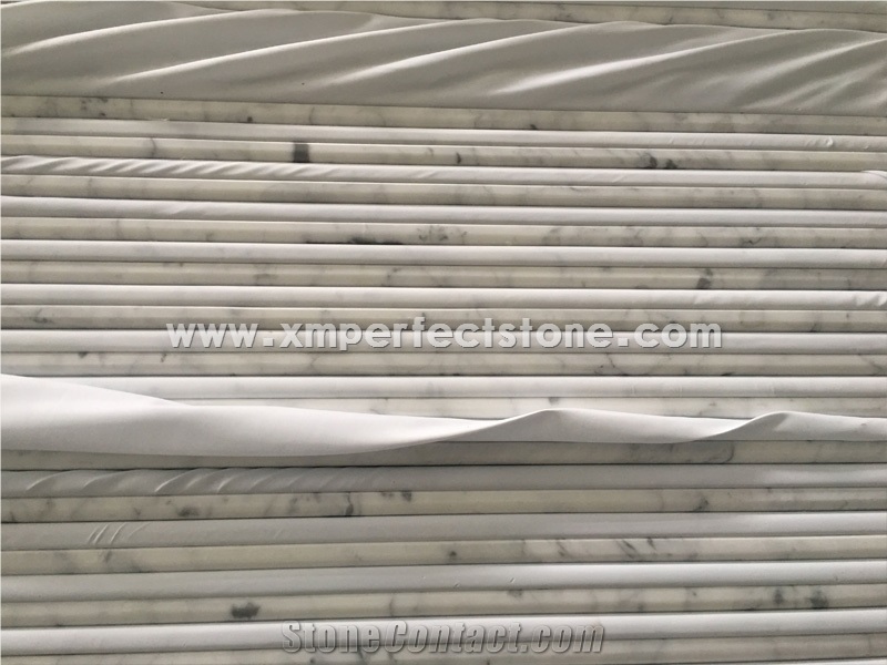Italy Bianco Carrara White 1219x610mm Polished Carrera Tile for Countertop,Benchtop for Kitchen,Vanity Top for Bathroom Floor, Home Decoration