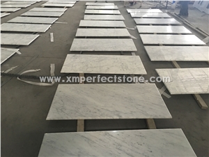Italy Bianco Carrara White 1219x610mm Polished Carrera Tile for Countertop,Benchtop for Kitchen,Vanity Top for Bathroom Floor, Home Decoration