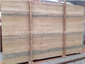 Roman Silver Travertine Slabs & Tiles, Grey Travertine Floor Tiles
