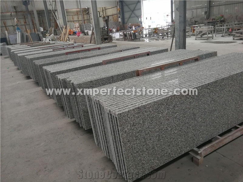 Swan White, Swan White Grey Granite Kitchen Countertop