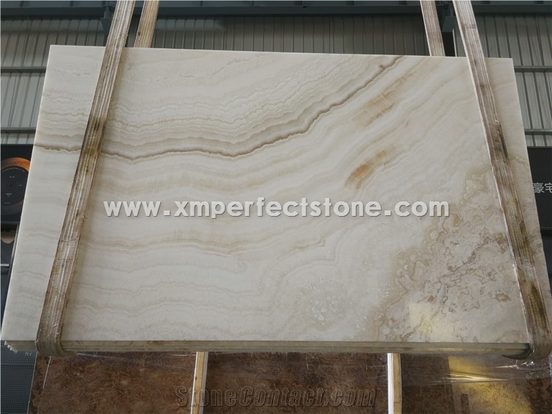 White Onyx Tiles and Slabs from China ,Polished Way