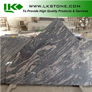China Juparana Island Tops, Multicolour Grain Kitchen Countertops