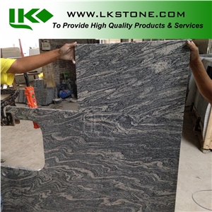 Multicolour Grain Kitchen Countertops, Juparana Island Tops, Bar Top