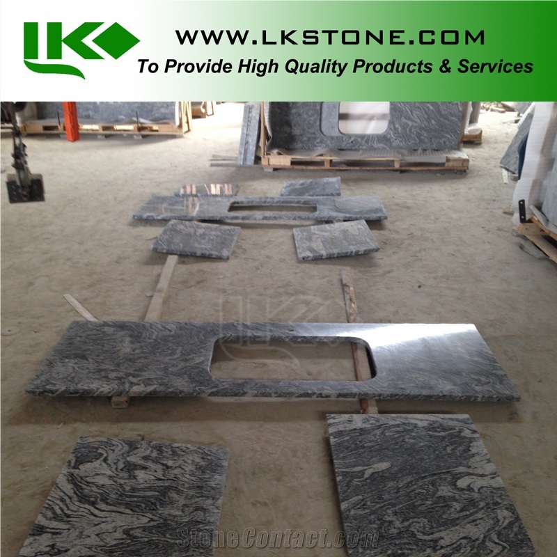 Wave Sand Kitchen Countertops, Multicolour Grain Kitchen Bar Top