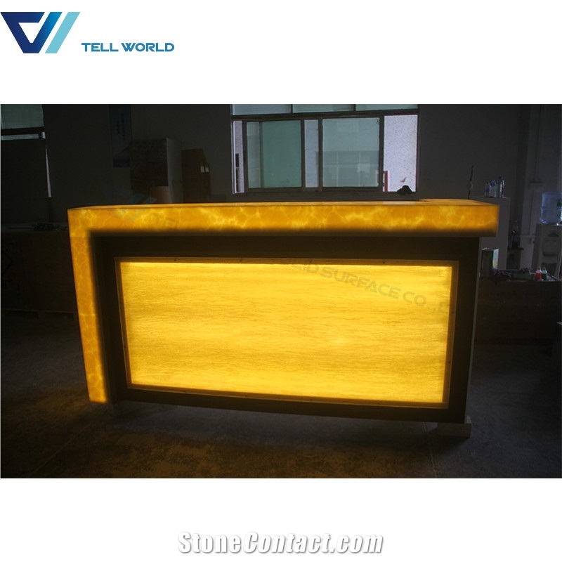 Acrylic Solid Surface Bar Counter Top Nightclub Bar Counter