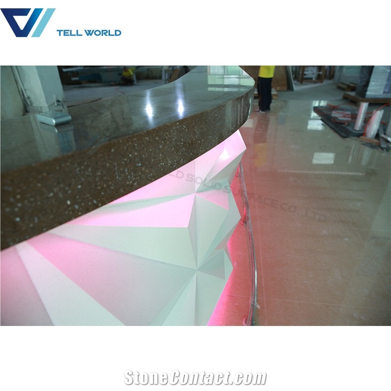 Artificial Stone Bar Counter Modern Designs Wine Bar Counter Design