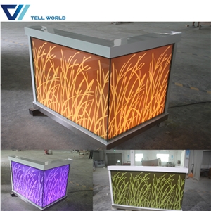 Corian Illuminated Commercial Bar Counters
