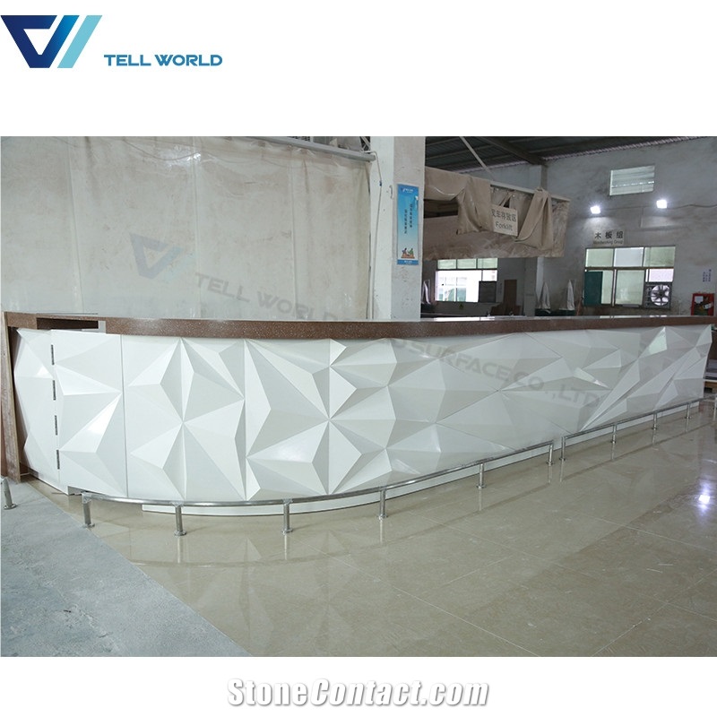 Corian Solid Surface Bar Counter Manufacturer Wine Bar Counter