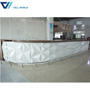 Corian Solid Surface Bar Counter Manufacturer Wine Bar Counter