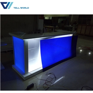Lighted Wine Club Bar Counter Top Illuminated Led Bar Counter