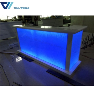 Lighted Wine Club Bar Counter Top Illuminated Led Bar Counter