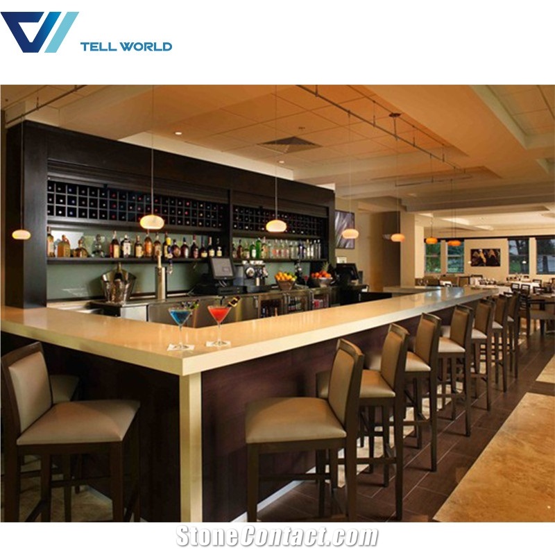 Simple Acrylic Design Bar Shop Bar Counter Custom Commercial Bars