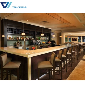 Simple Acrylic Design Bar Shop Bar Counter Custom Commercial Bars
